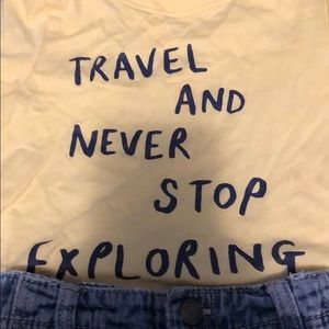 T shirt and shorts outfit